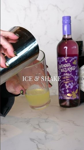 Lavender Bee’s Knees Gin Cocktail