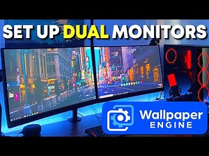 How To Setup Dual Monitor Wallpapers In Wallpaper Engine 2025 Span Across Multiple Monitors