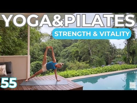 55-Min Yoga Flow + Pilates | Strength and Vitality | THE YOGA METHOD