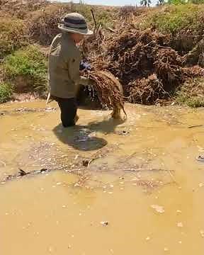 Extreme Drain Cleaning Mud Filled Culvert Restored #farming #water