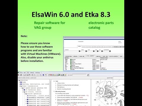 ELSAWIN 6.0 and Etka 8.3