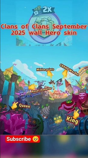 September Gold Pass & Hero Skin FULL Reveal! Clash of Clans 2025