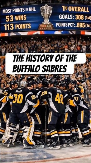 The History of the Buffalo Sabres. #nhl #hockey #history #buffalo #evolution