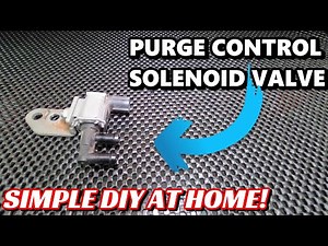 Purge Control Solenoid Valve | How to test and replace at home! | P0458 P0459