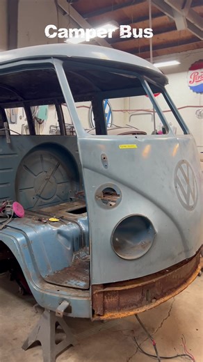 1965 EZ Camper Bus Metal Work Restoration Process