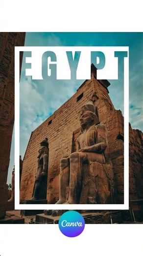 إزاي تعمل بوستر بتأثير قص النص (Text Cutout) على كانفا | شرح سريع. #shorts