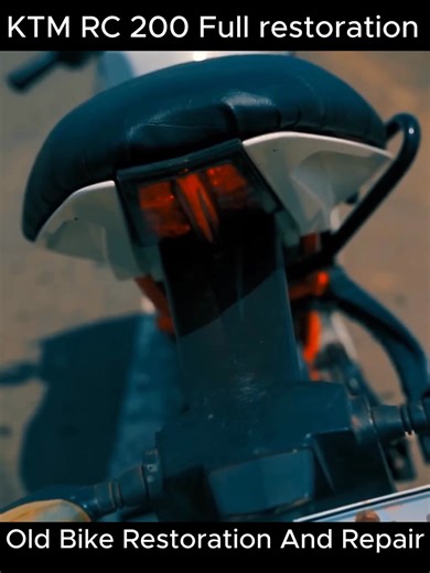 KTM RC 200 Full restoration Restored KTM rc200 Old Bike Restoration And Repair #Restore #Restoration #OldToGold #OldItemRestore #FixingOldThings #RetroRestore #SatisfyingRestoration #RestoreWork | RestoreWorke