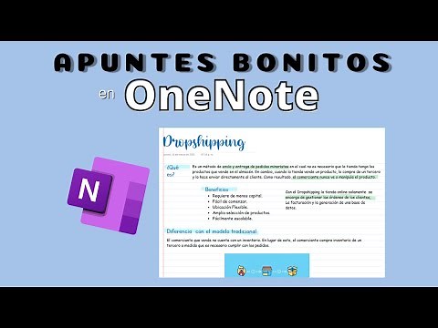 ✨💻 COMO hacer APUNTES BONITOS en ONENOTE