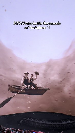 This tornado scene at The Sphere feels too real… 🤯 | tornado