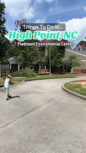At the Piedmont Environmental Center in High Point, NC you can check out wildlife skulls and skeletons along with live reptiles such as turtles and snakes. After you see the inside of the Piedmont Environmental Center hike a few of their 6.6 miles of trails or walk along the High Point or Bicentennial Greenway. #highpointnc #piedmont #triad #northcarolina #environmentalscience #thingstodoinhighpointnc