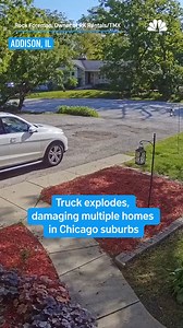 Shocking video shows moment propane truck explodes in Illinois suburbs. The footage was captured on a surveillance camera from a nearby home. http://on.nbc7.com/fnLZlvx | NBC 7 San Diego