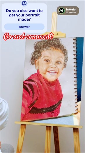 Do you also want to get your portrait made? 😉 #painting #potrait #art #drawing