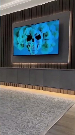 DIY TV Unit Design: Build Your Own Custom Entertainment Center" #viral #interiordesign #trending