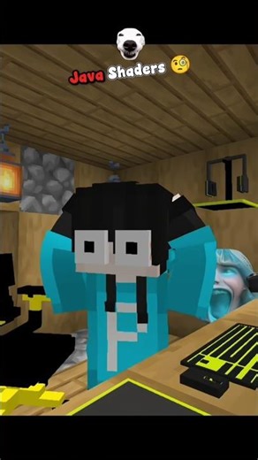 Bedrock Shaders Vs Java Shaders 💀# shorts #shortsfeed #memes