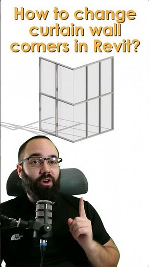 Curtain Wall Corners in #revit