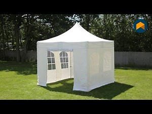 Faltpavillon 3x3m - Aufbauanleitung (ALU, Professional) | Profizelt24