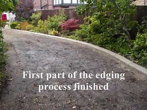 Exposed Aggregate Edging by Adrian Chant - Kwik Kerb in Somerset