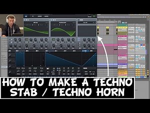 How to Make a Techno Stab / Techno Horn in Serum Tutorial