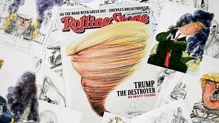 Award-winning artist Victor Juhasz explains his process when it comes to drawing political illustrations: http://rol.st/2r3vtnr | Rolling Stone