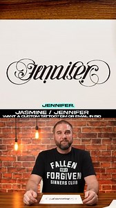 [Ep. 1752] Jasmine & Jennifer Names Tattoo Design Idea #tattoo @topfans | Mr. Upsidedown