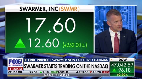 Swarmer Inc.'s Erik Prince highlights battle-tested tech