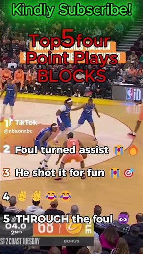 NBA 4 Point Plays!!! Don’t check the sound! #nba #shorts