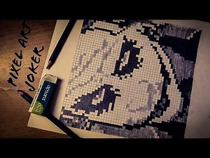 Joker Pixel Art | Pixel Art | Lapse | Time Lapse | Hyper Lapse
