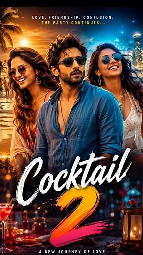 Cocktail 2 (2026) Official Trailer | Shahid Kapoor | Rashmika Mandanna | Kriti Sanon | 4k