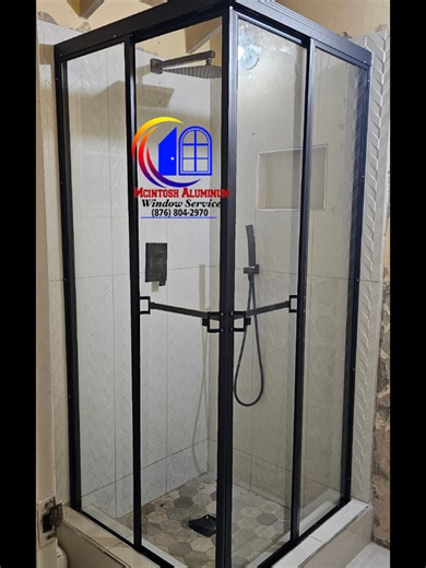 Stylish Black Sliding Shower Enclosure Solutions
