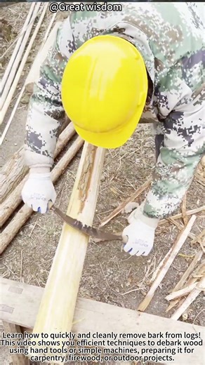 Peeling Logs! 🪓🪵