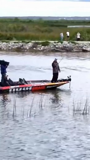 Winning moment for (Bobby Lane at Stage 2 Major League Fishing Bass Pro Tour at the Harris Chain! Congrats, Bobby! That was a very fun event to watch. #tournamentfishing #profishing #harrischain | Serious Angler Podcast Network