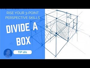Rise your 3-point perspective skills by dividing a box in 10 minutes!