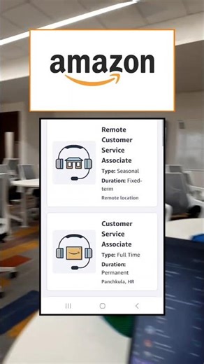 Amazon Work From Home Jobs for Customer Service Associate #workfromhomejobs