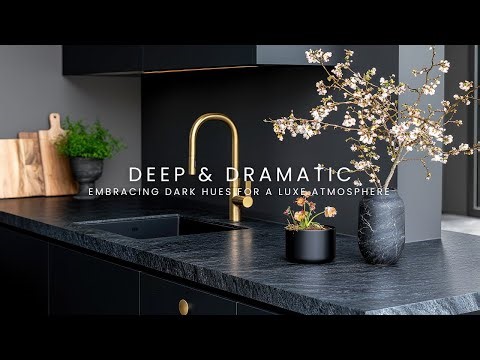 Luxury in Darkness: Elevating Home Interiors with Deep & Dramatic Hues