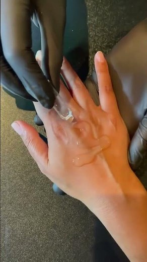 A STURM Hand Care Manicure with Harriet Westmoreland using a HYALURONIC AMPOULE and SUN DROPS SPF50