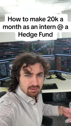 Step by step guide on how to make 20k a month as an intern! #hedgefund #trading #valatilitygang #quant