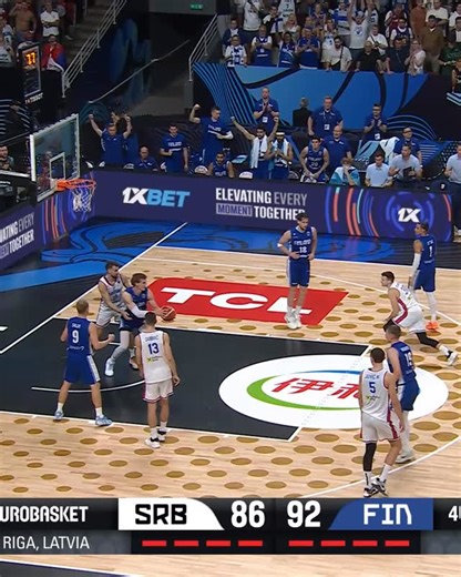 1.5M views · 29K reactions | FINLAND HAS COMPLETED ONE OF THE BIGGEST UPSETS IN THE HISTORY OF BASKETBALL #EUROBASKET | FIBA EuroBasket | Facebook