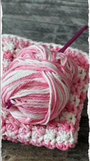 Learn This Easy Crochet Stitch Even Moss Stitch Cotton Dishcloth Even Moss #crochet #crochetpattern