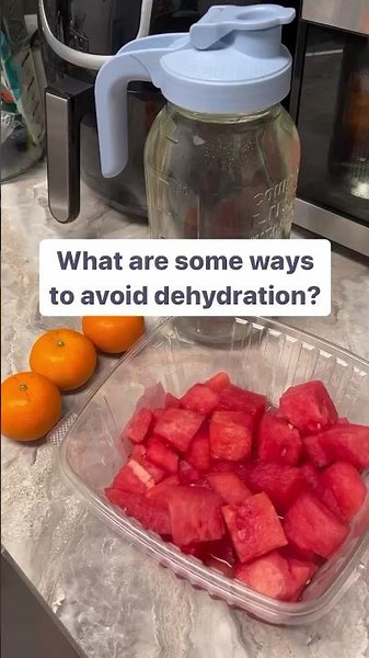 Ways to avoid dehydration.