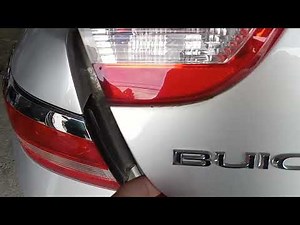 Buick Verano Tail Light removal and Bulb Replacement