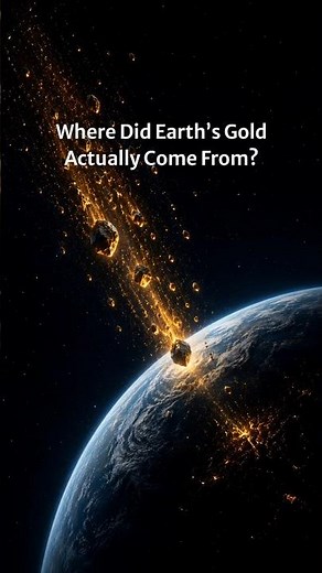 Where does Earth's gold actually come from?