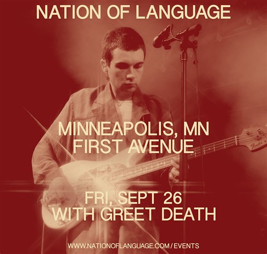 Nation of Language ★ First Avenue - First Avenue