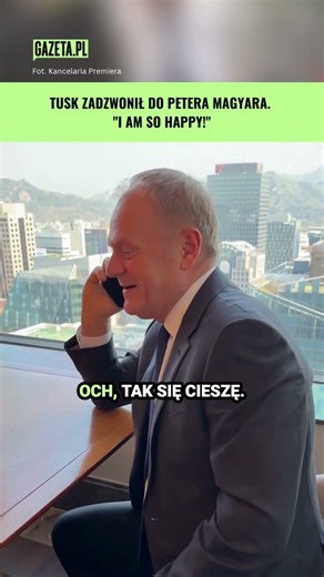 Tusk zadzwonił do Magyara. " Chyba cieszę się nawet bardziej niż ty" #shorts