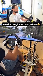 @nicolas.dgv showing off the comfy sim racing shoes! #eracingassociation #simracing #iracing #esports #eracing #motorsport #simracer #simracer #simracingrigs #simracer #racingsim #assettocorsa | eRacing Association