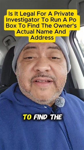 Is it legal for a private investigator to run a po box to find the owner's actual name and address. Reverse PO Box by Private Investigator Lance Casey & Associates #reversepobox #privateinvestigator | Lance Casey & Associates