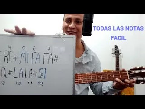 ¡Aprende TODAS las Notas Musicales en GUITARRA FACIL Y RAPIDO!
