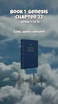 Bible Book 1 Genesis Chapter 22 King James Version Verse 1 To 15 #bible #biblestudy #cat #kjv
