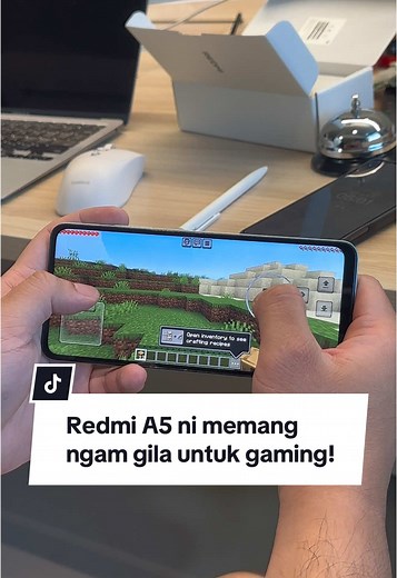 Gaming dengan Redmi A5: Minecraft Smooth Tanpa Henti