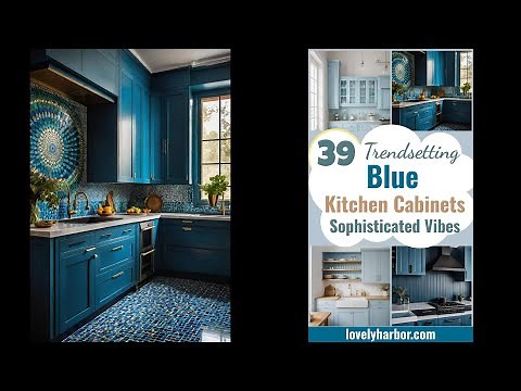 39 Trendy Blue Kitchen Cabinet Ideas with Cool, Sophisticated Vibes