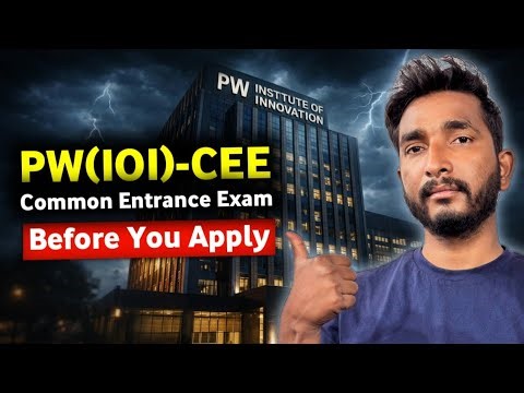 PWCEE 2026 Complete Guide: Eligibility, Exam Pattern & Syllabus ⋮ PW IOI Admission Process
